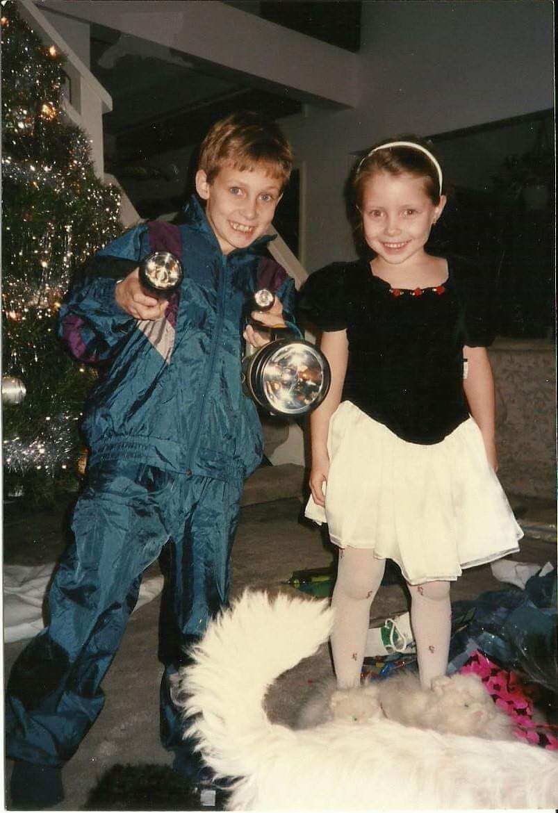 Tyler And Angela as Kids